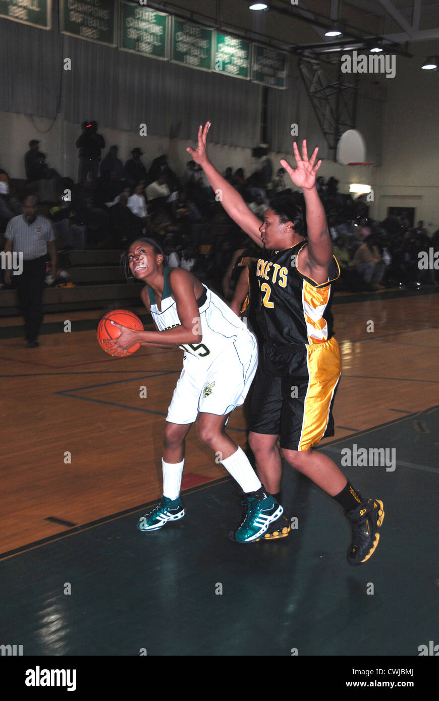 Girls high school basketball in Brandywine, Md Stock Photo Alamy