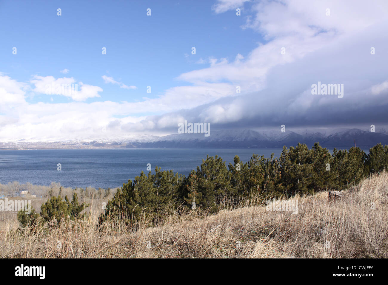 Armenia. Sevan. Lake view Stock Photo - Alamy