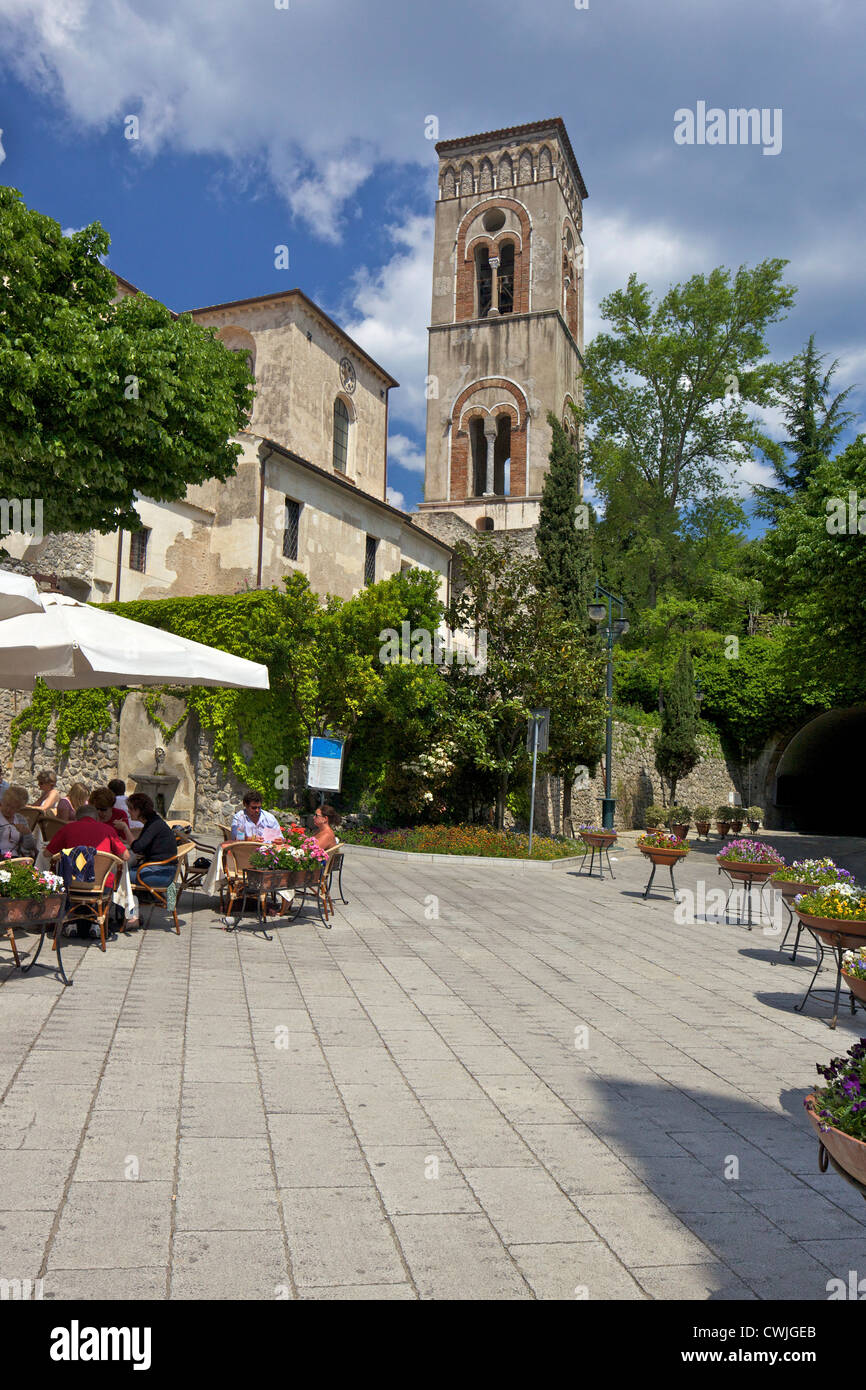 Piazza Del Duomo, Ravello, Neapolitan Riviera, Amalfi Coast, Bay of Naples, Campania, Italy, Europe Stock Photo