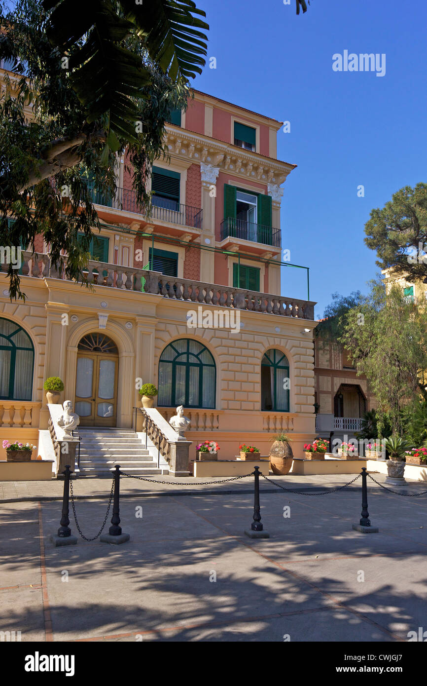 Excelsior Vittoria Hotel, Sorrento, Neopolitan Riviera, Bay of Naples, Campania, Italy, Europe Stock Photo
