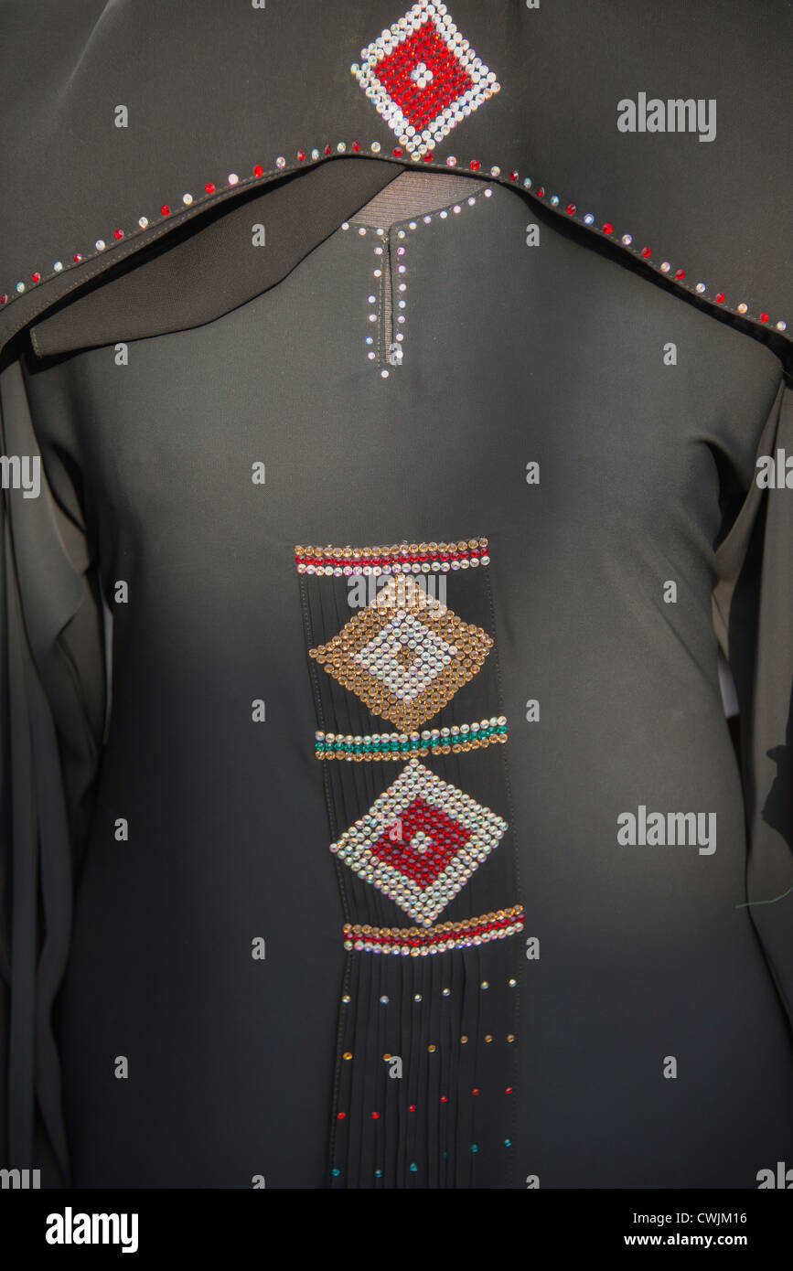 Traditional women's robe, Dubai, United Arab Emirates Stock Photo Alamy