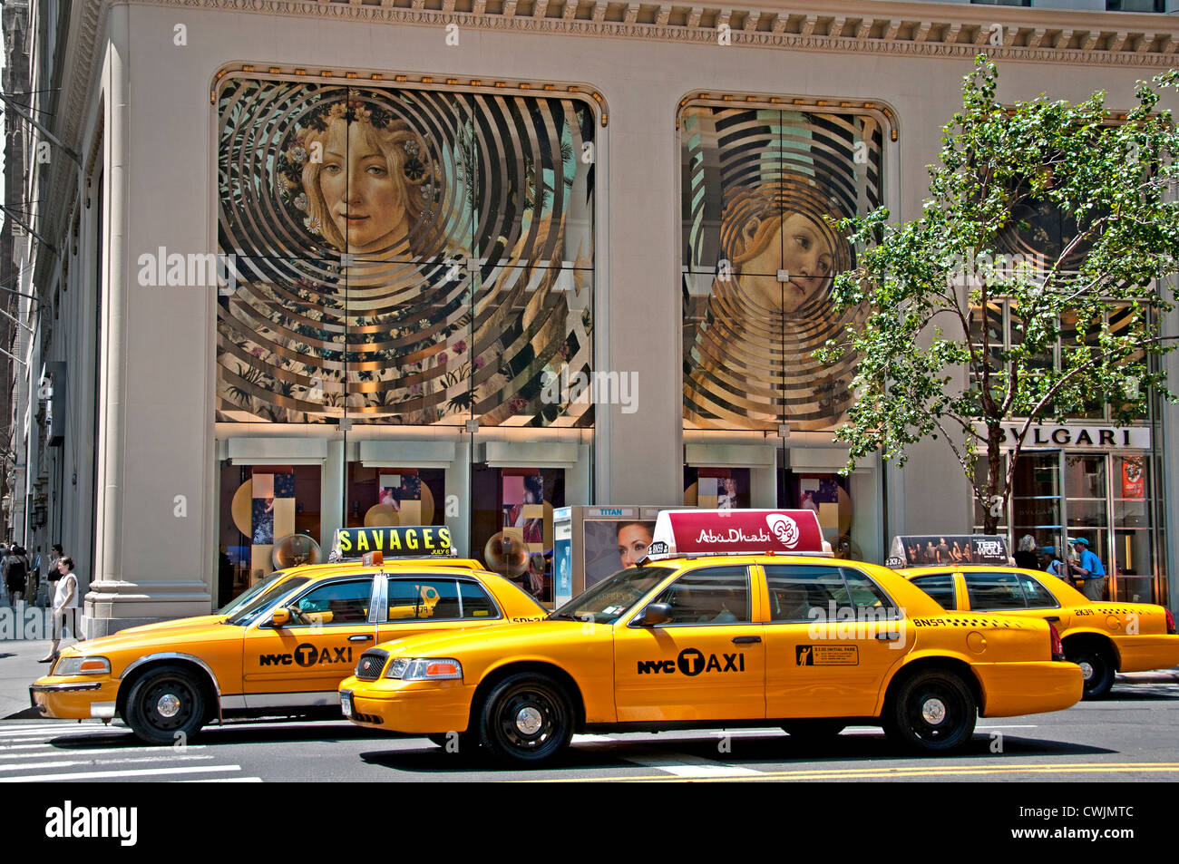 Bvlgari Bulgari E 57th Street New York City Manhattan American United States of America Stock Photo