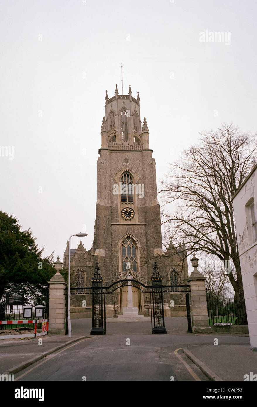 Church of St George the Martyr in Ramsgate in Kent in England in Great Britain in the United Kingdom. Christianity Religion Architecture Stock Photo