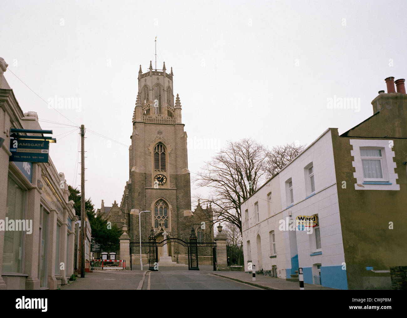 Church of St George the Martyr in Ramsgate in Kent in England in Great Britain in the United Kingdom. Religion Architecture Building Stock Photo