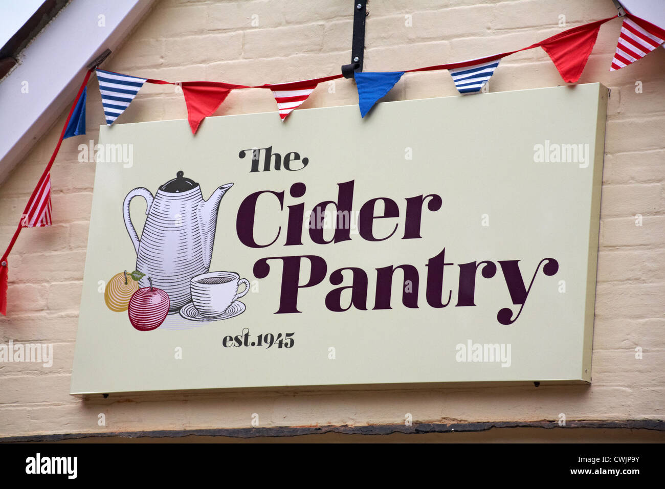 The Cider Pantry est 1945 at Burley in August Stock Photo Alamy