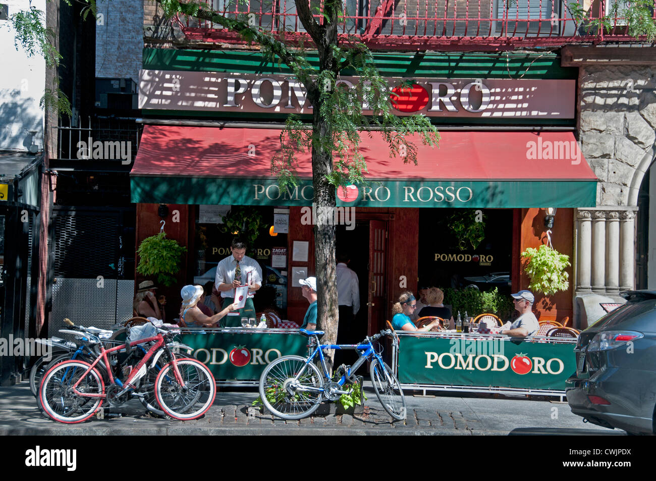 Pomodoro  Restaurant Italian Columbus Avenue  Upper West Side New York City Manhattan Stock Photo