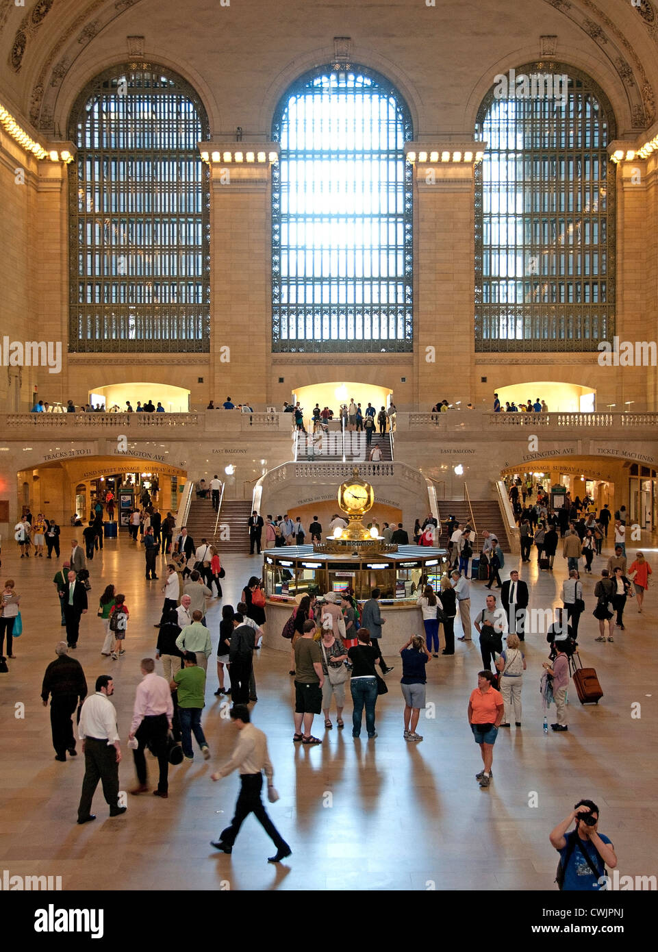 Grand Central Terminal ,Grand Central Station, Grand Central, commuter rail terminal located at 42nd Street and Park Avenue, Manhattan, New York City. Stock Photo