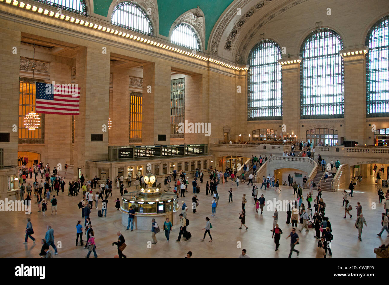 Grand Central Terminal ,Grand Central Station, Grand Central, commuter rail terminal located at 42nd Street and Park Avenue, Manhattan, New York City. Stock Photo