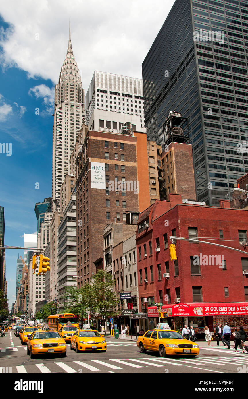 Chrysler Building Lexington Avenue Manhattan New York City United States of America American Stock Photo