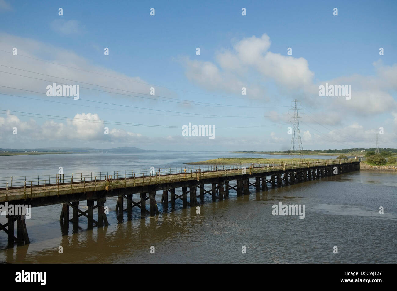 The Loughor Estuary near Llanelli in South West Wales Stock Photo Alamy