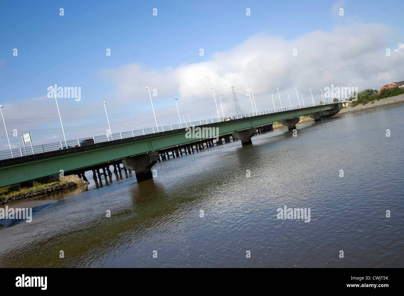 The Loughor Estuary near Llanelli in South West Wales Stock Photo Alamy