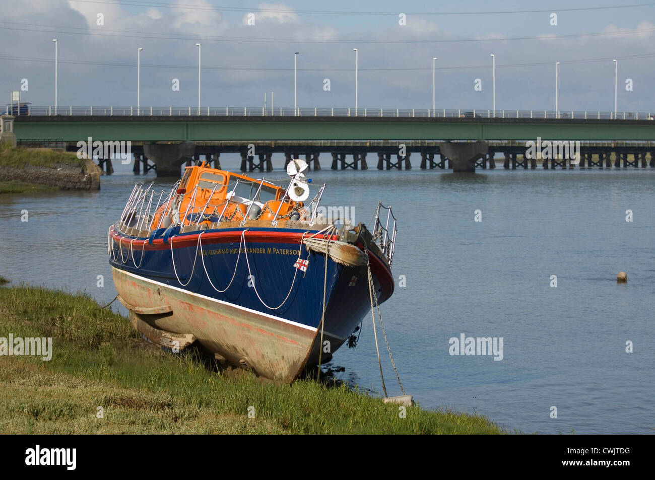 The Loughor Estuary near Llanelli in South West Wales Stock Photo Alamy