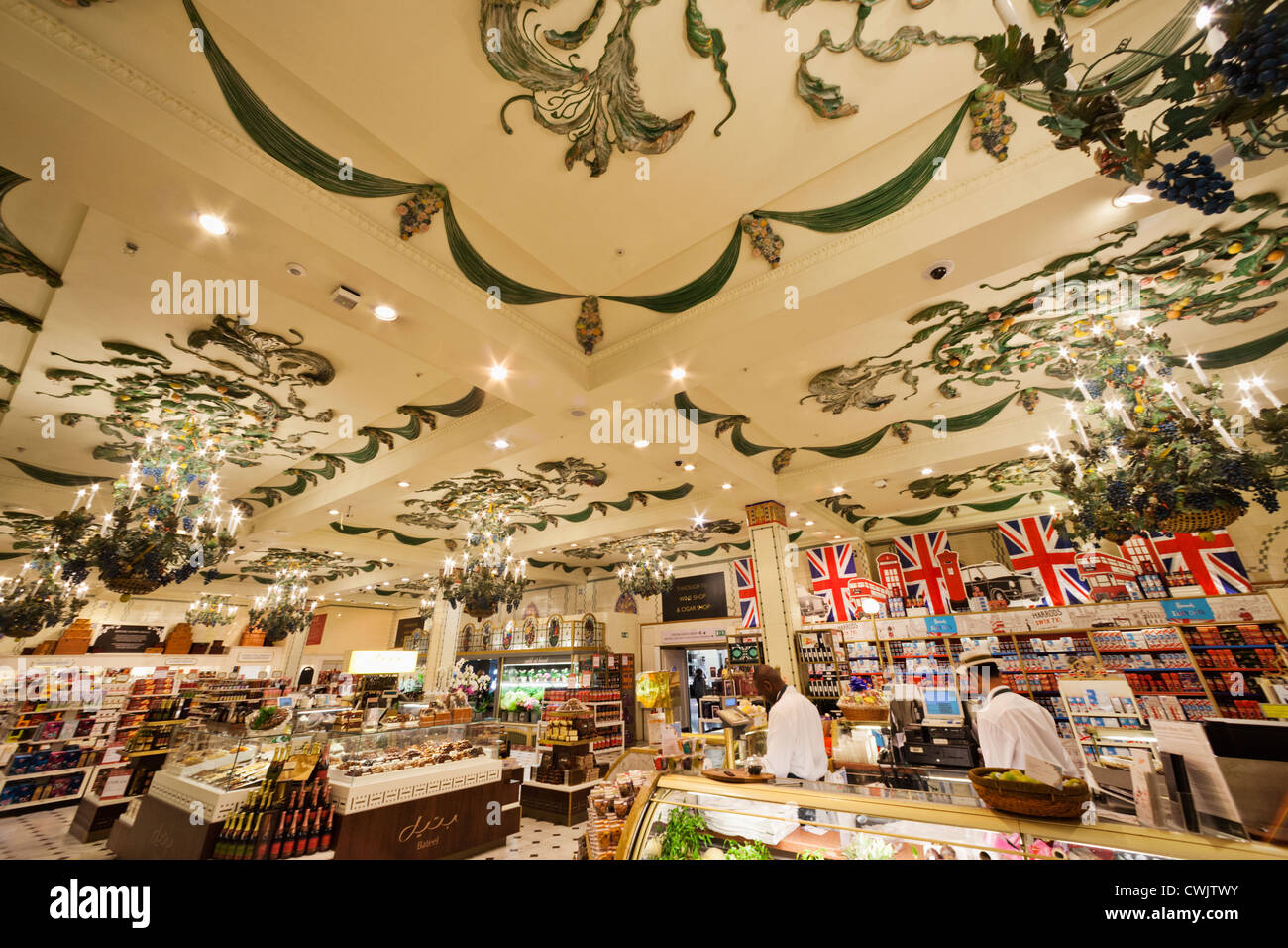 England, London, Knightsbridge, Harrods, The Foodhall Stock Photo - Alamy