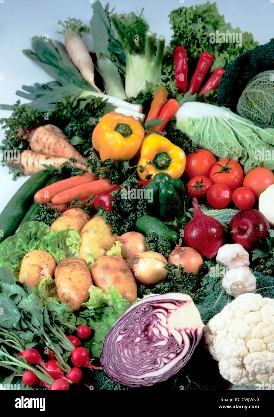 Various Kind of Vegetables Stock Photo Alamy