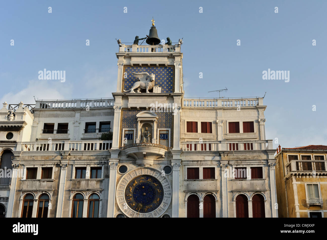 St Mark's Clock Tower, St Mark's Square, Venice, Italy Stock Photo - Alamy