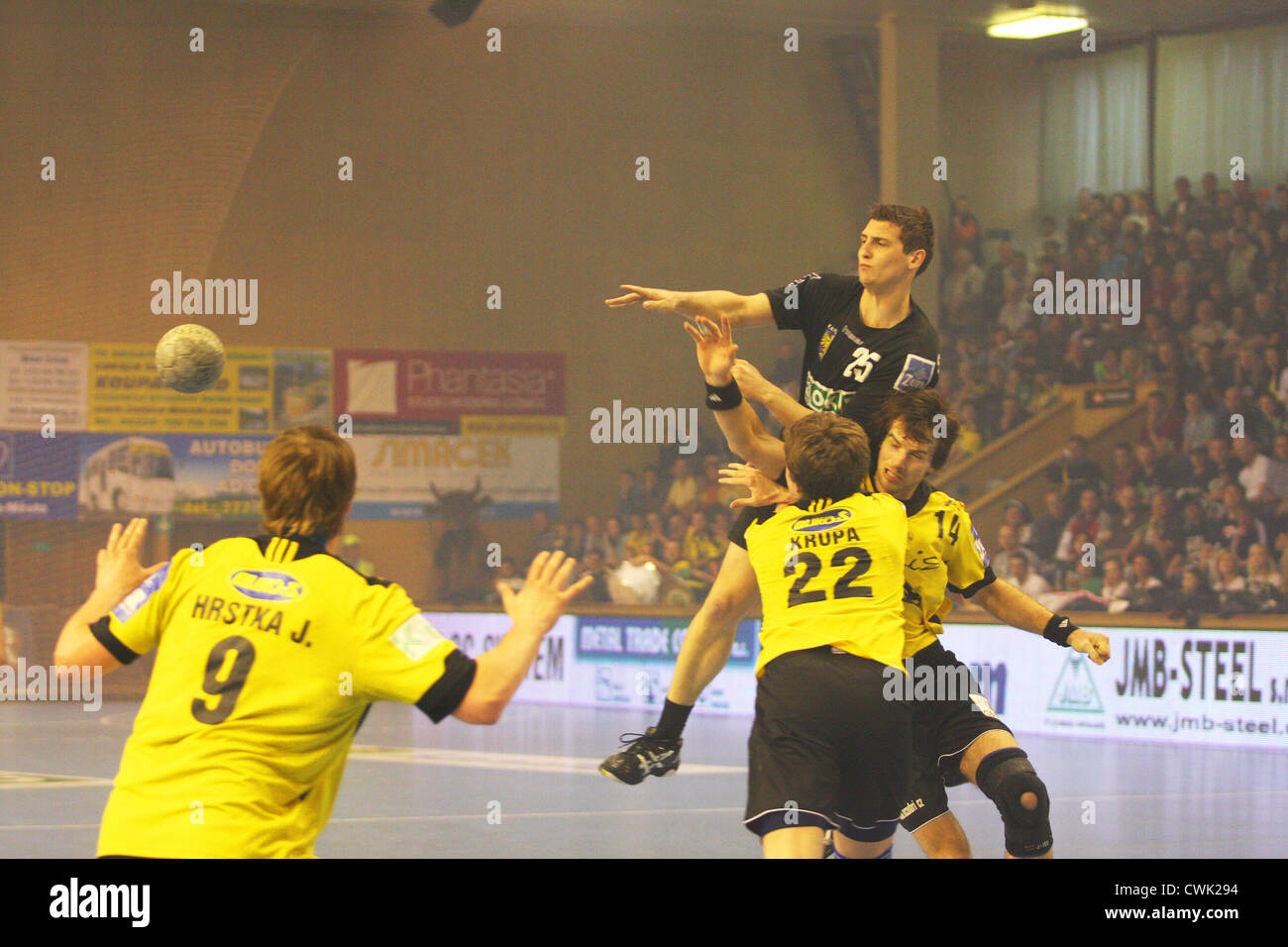 Handball, Sports Hall Stock Photo Alamy