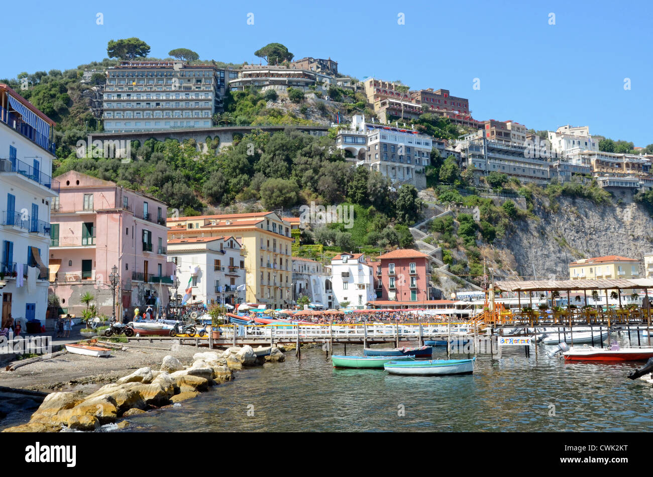 Fishing harbour and beach, Sorrento, Italy Stock Photo - Alamy