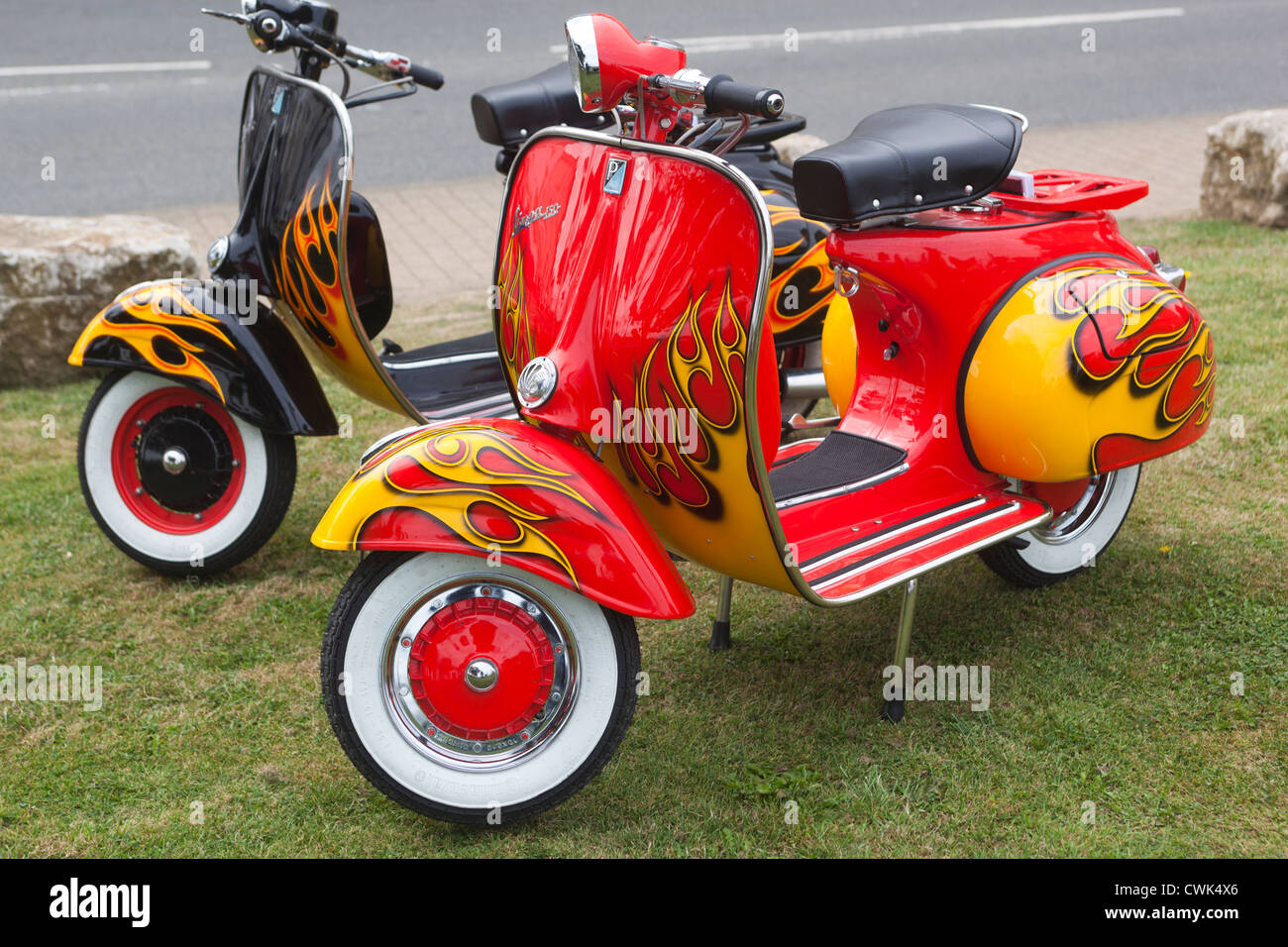Custom paint scooters hi-res stock photography and images - Alamy