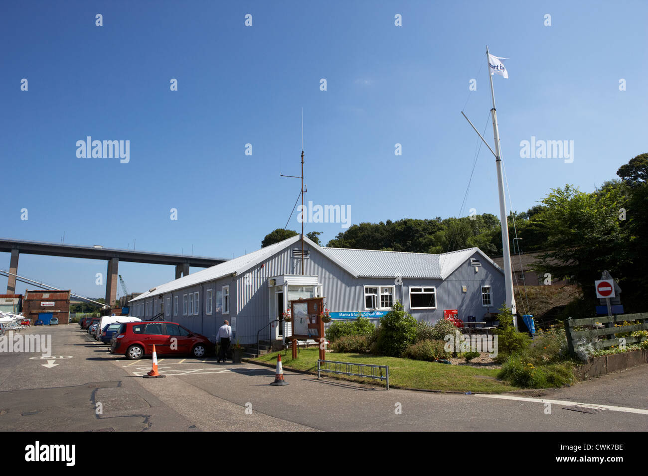 port edgar marina and sailing school office firth of forth scotland uk