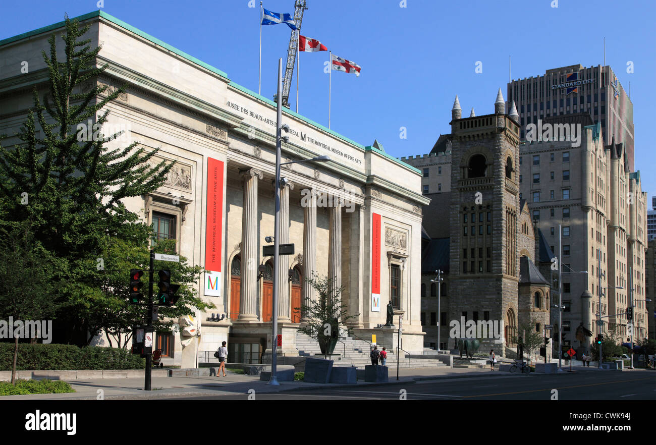 Canada, Quebec, Montreal, Museum of Fine Arts Stock Photo Alamy