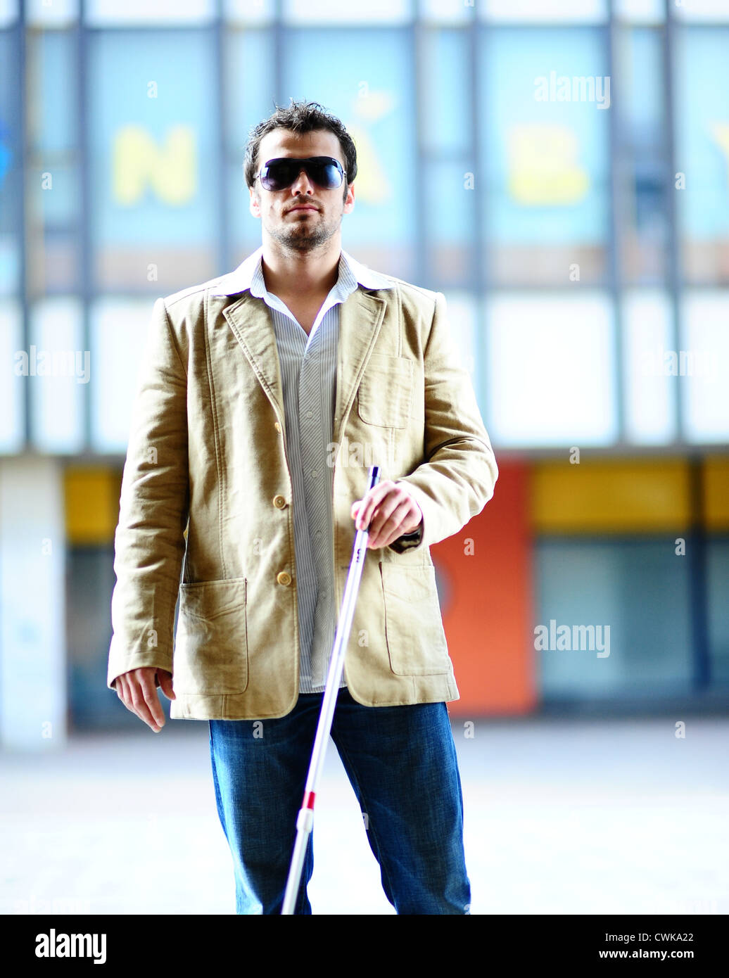 A blind man hi-res stock photography and images - Alamy