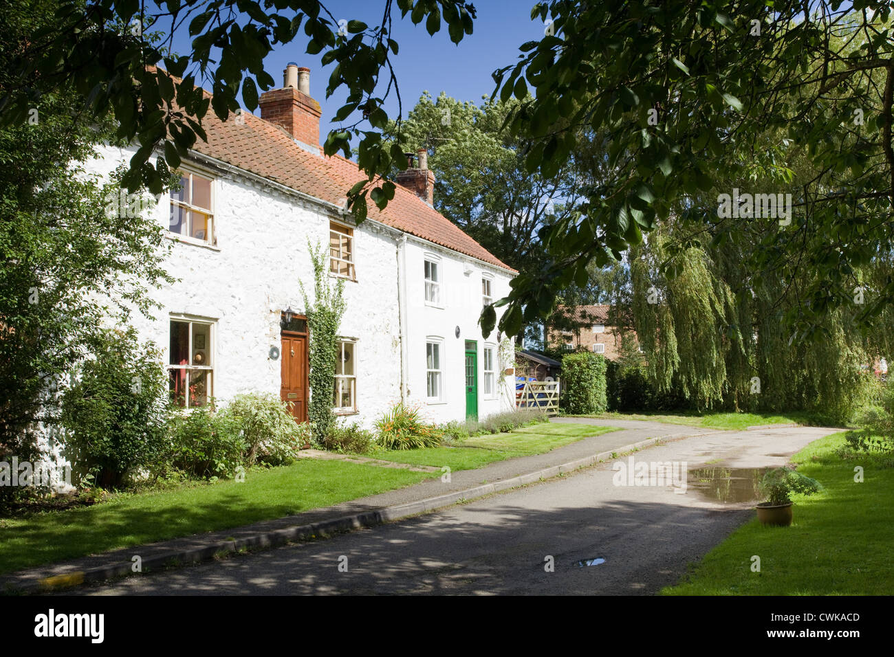 Tealby Thorpe near Tealby village in the Lincolnshire Wolds Area of
