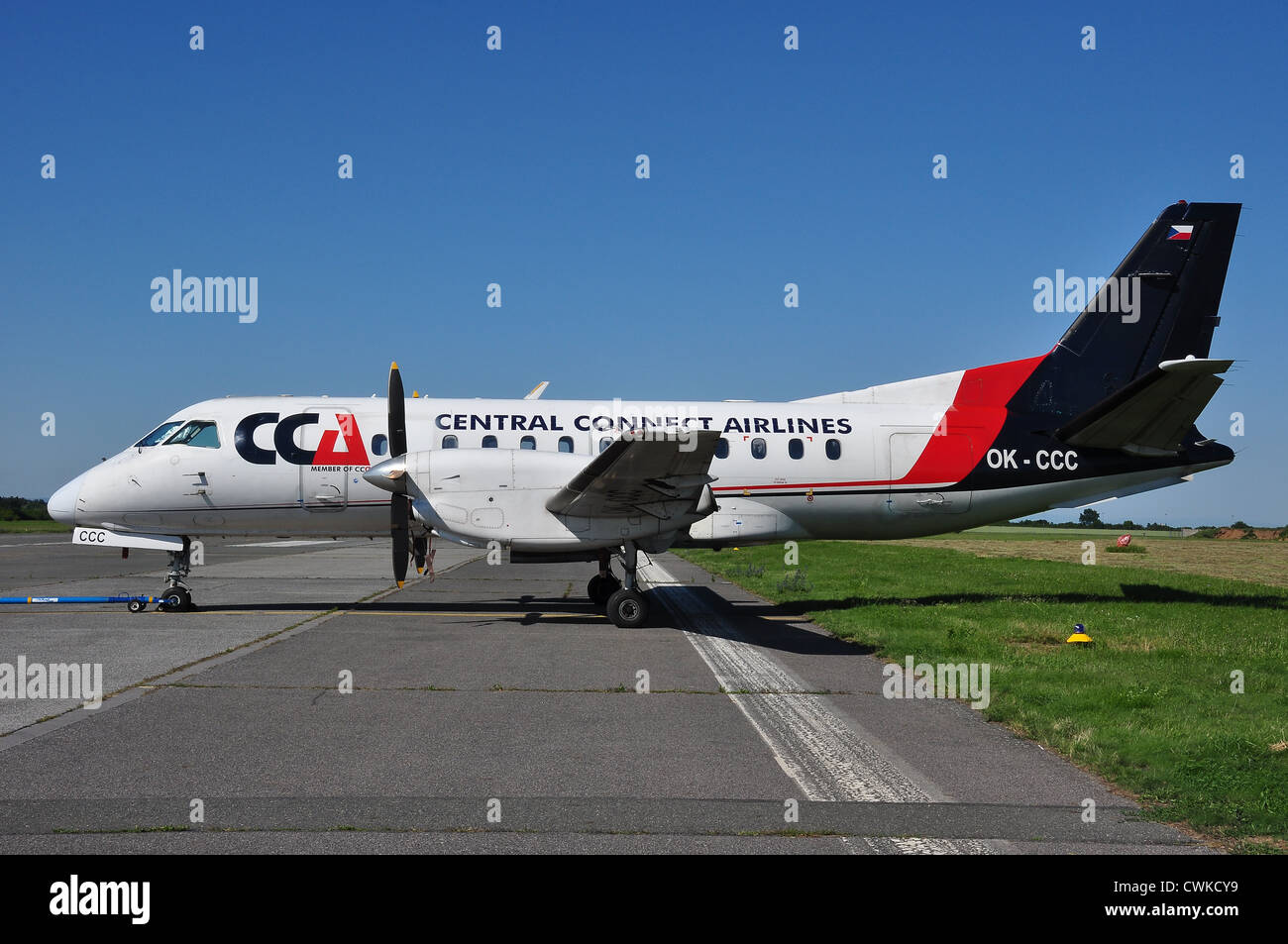 Central Connect Airlines Saab 340B Stock Photo