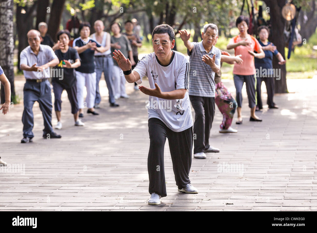 Chinese outdoor exercise gym in china hi-res stock photography and images -  Alamy