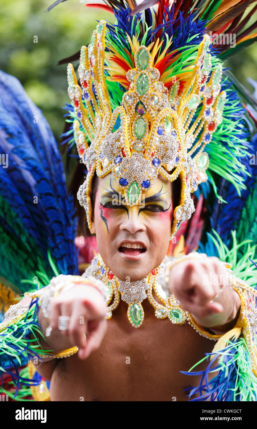 Paraiso School of Samba at Notting Hill Carnival Stock Photo - Alamy