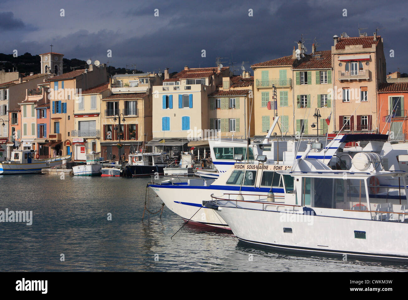 Port at Cassis, France Stock Photo - Alamy
