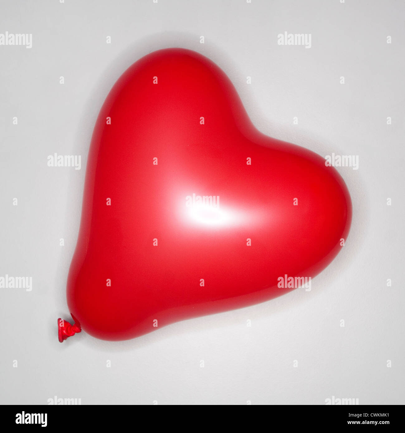 red heart balloon Stock Photo