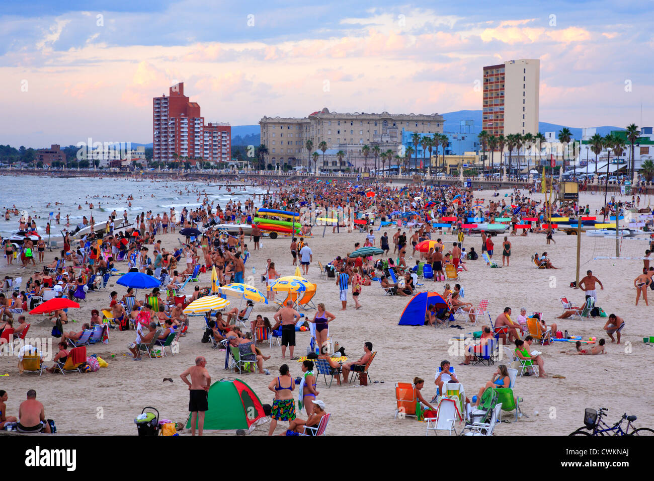 View of Piriapolis beach. Maldonado, Uruguay, south America Stock Photo