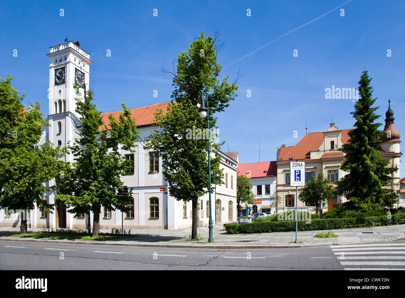 Stara radnice, Masarykovo namesti, Ricany u Prahy, Ceska republika Stock  Photo - Alamy