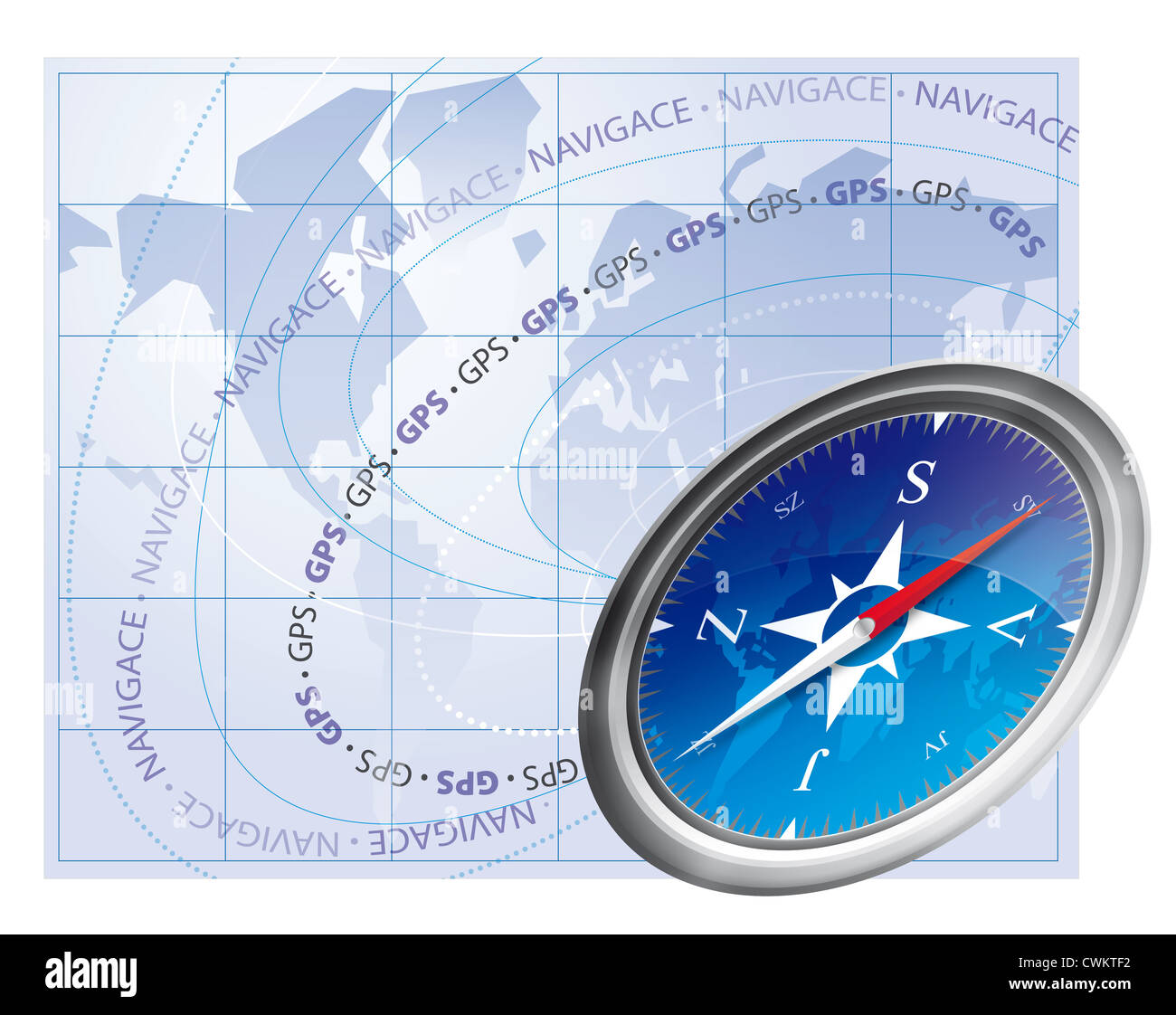 GPS navigation global positioning system Stock Photo Alamy