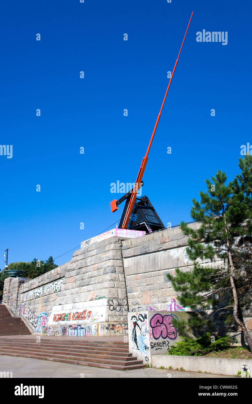 Metronom, Letenske sady, Letna, Praha, Ceska republika Stock Photo Alamy