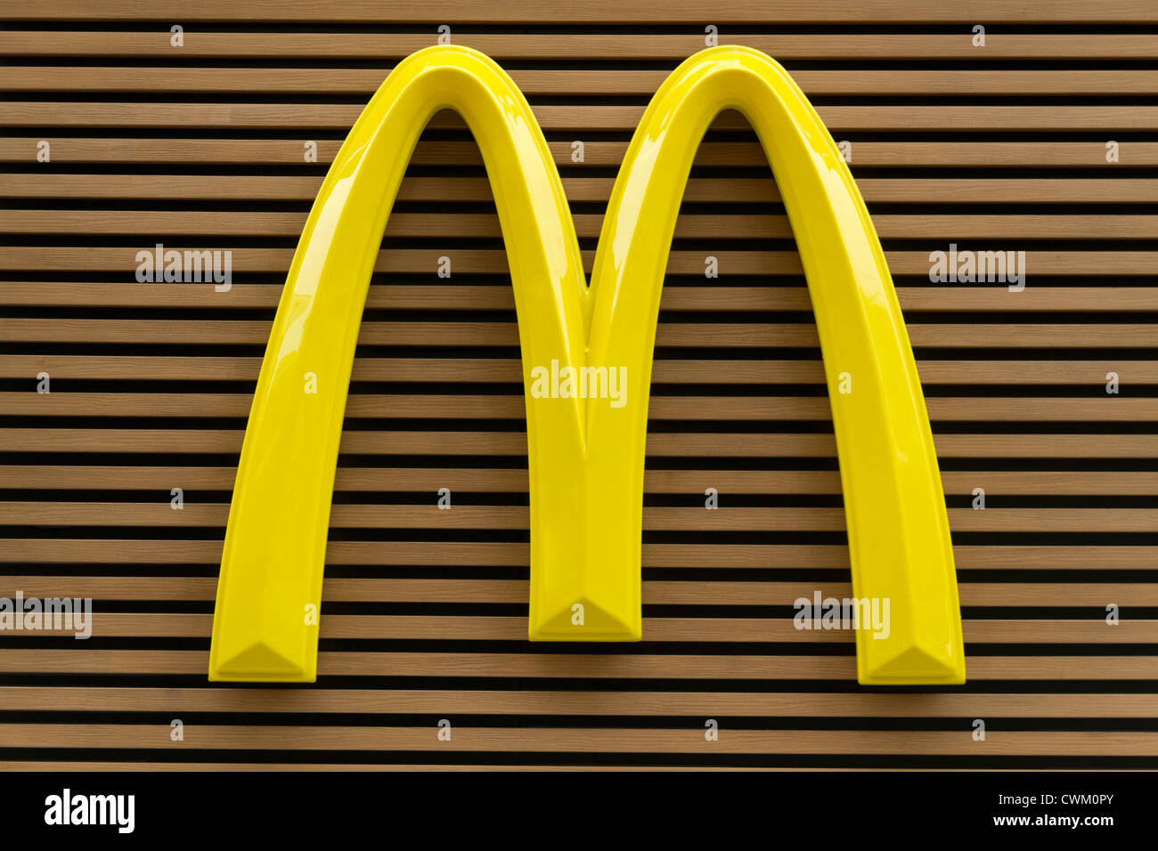 McDonald's restaurant sign Stock Photo