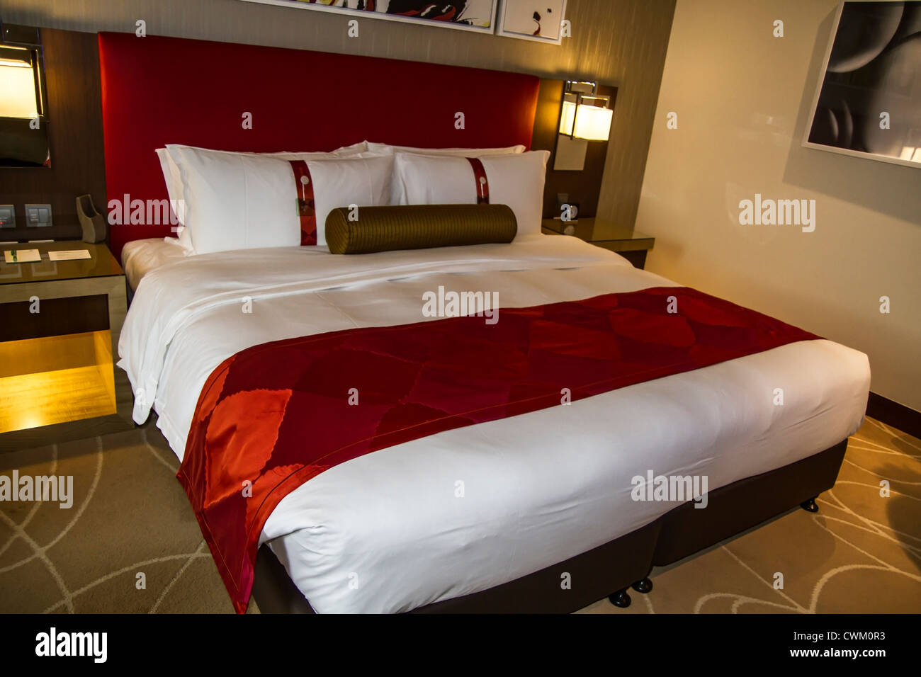 Luxury five star hotel room Stock Photo