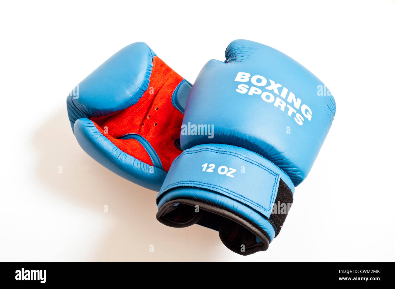 pair of boxing gloves isolated Stock Photo