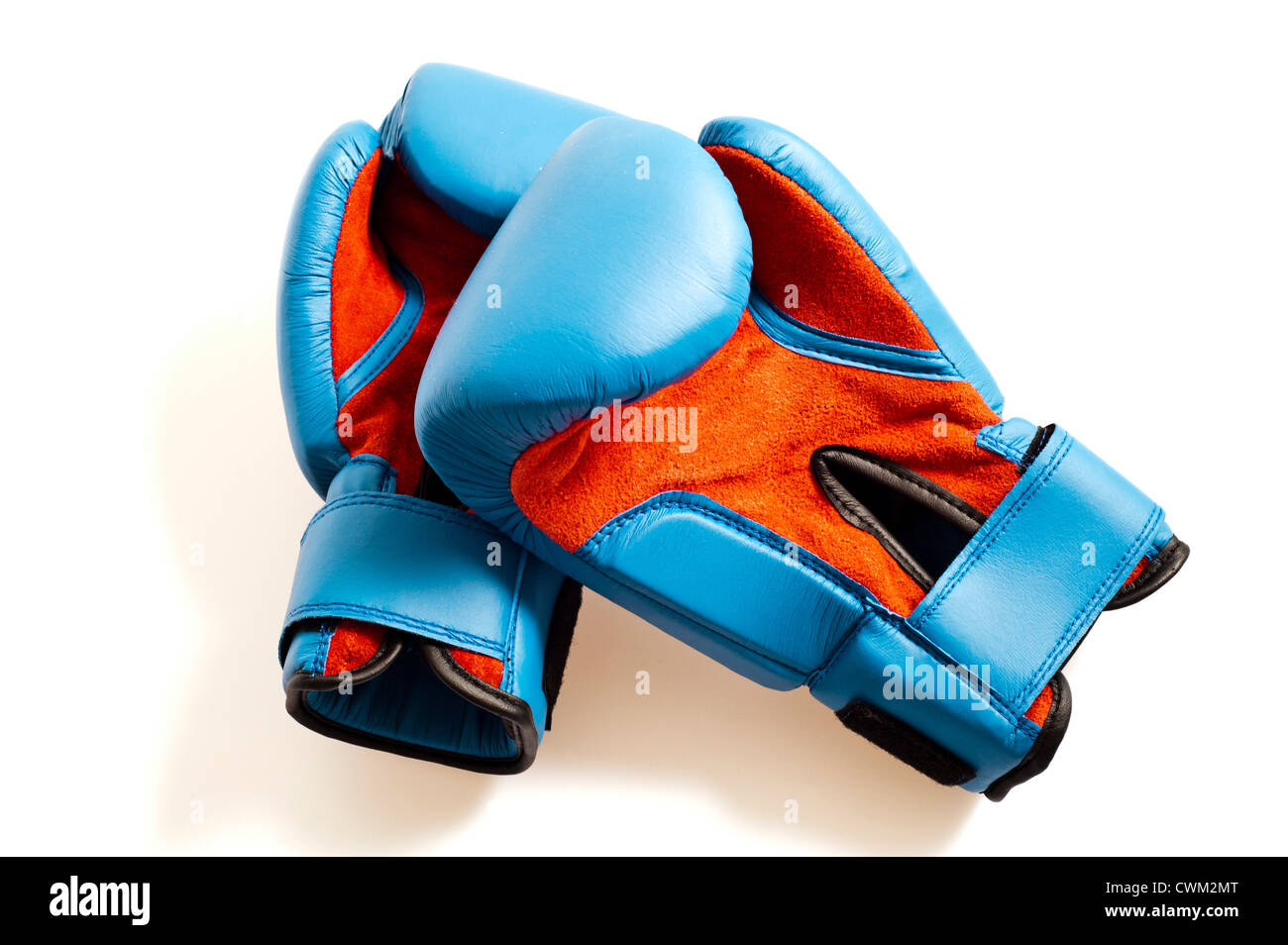 pair of boxing gloves isolated Stock Photo