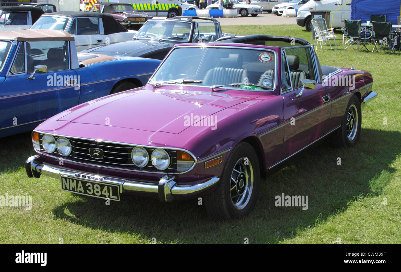 1972 Triumph Stag at Silverstone Classic July 2012 Stock Photo