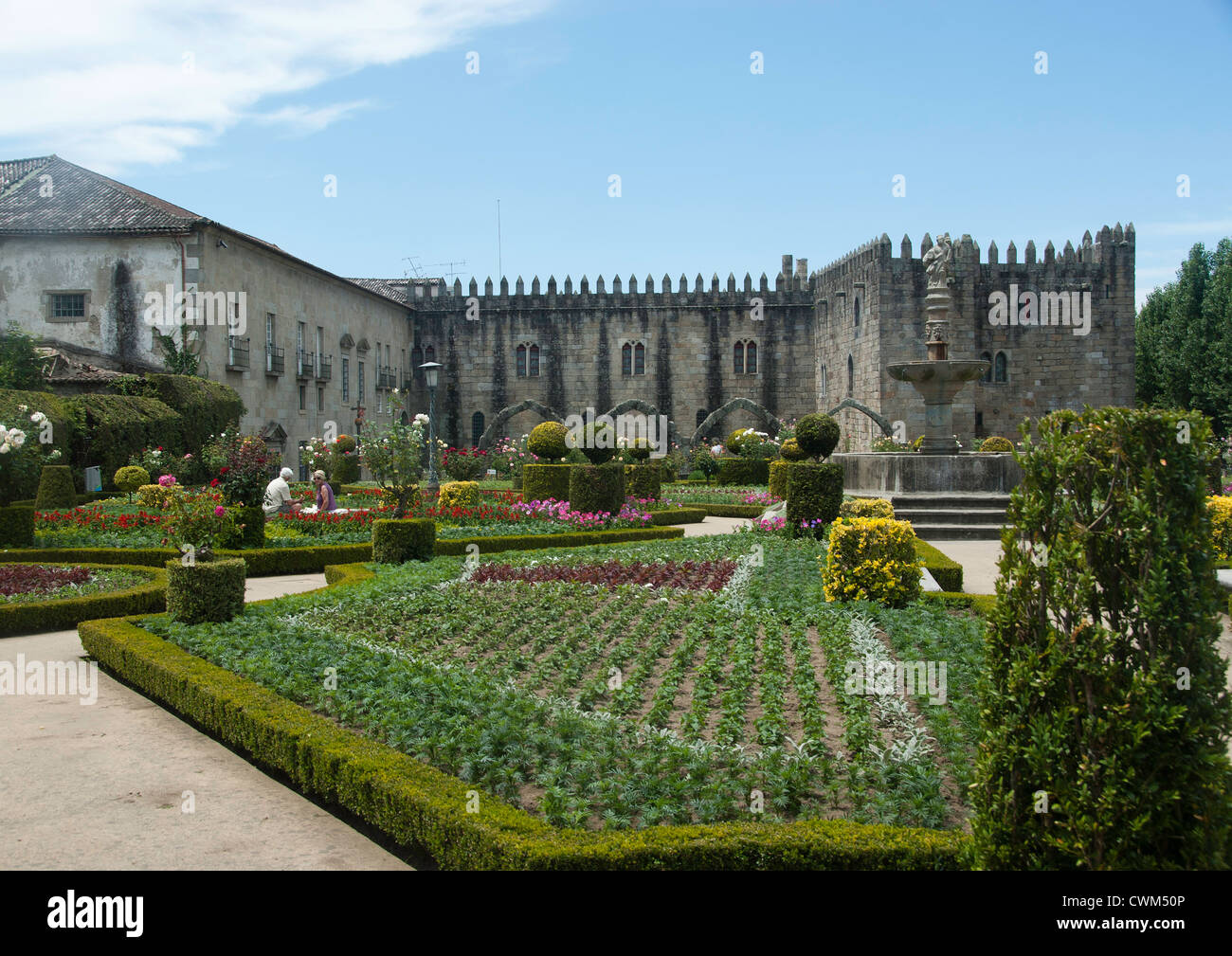 Gardens at Braga, Portugal Stock Photo - Alamy