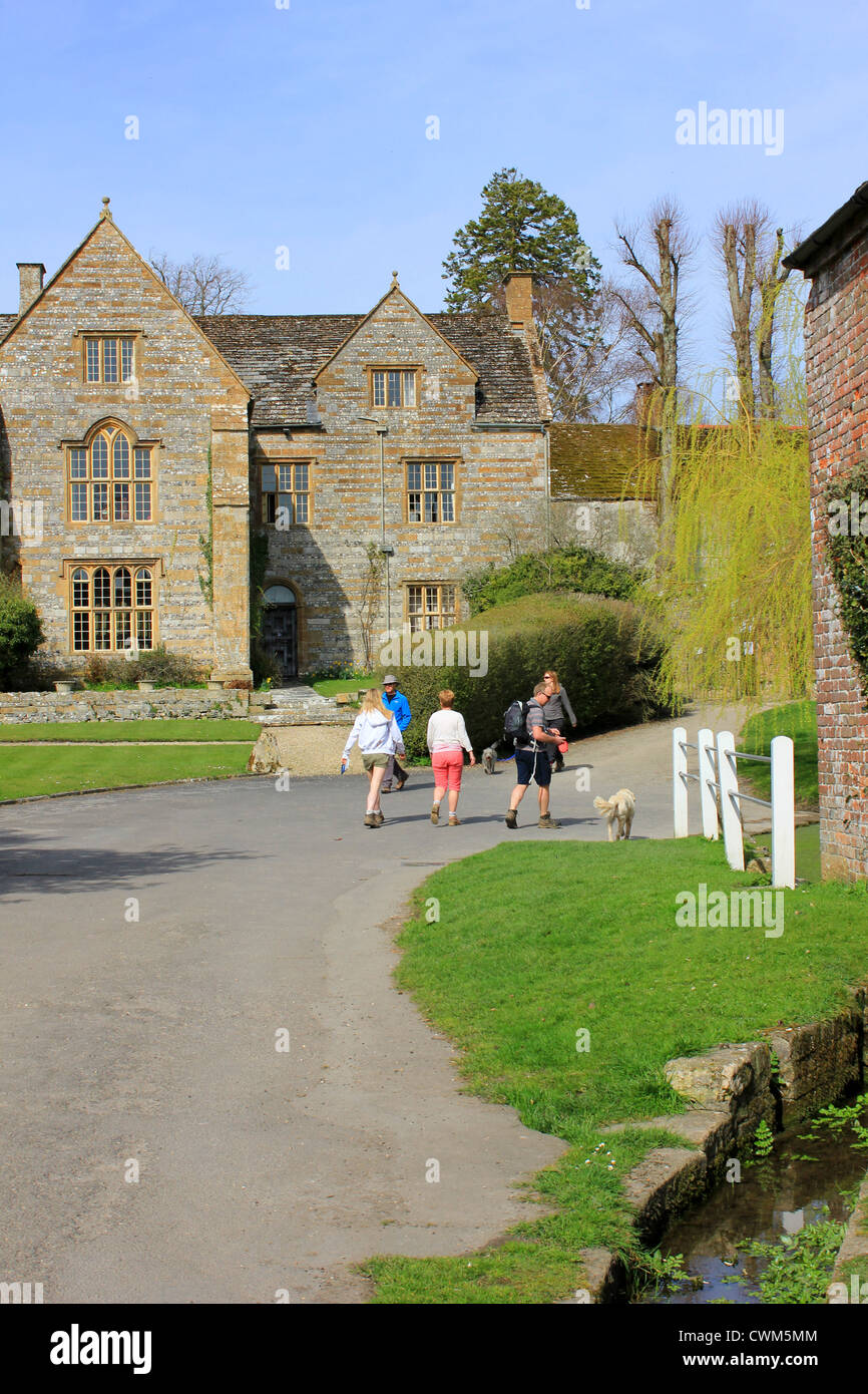 England Dorset Cerne Abbas South Gate House (The Manor House) at the