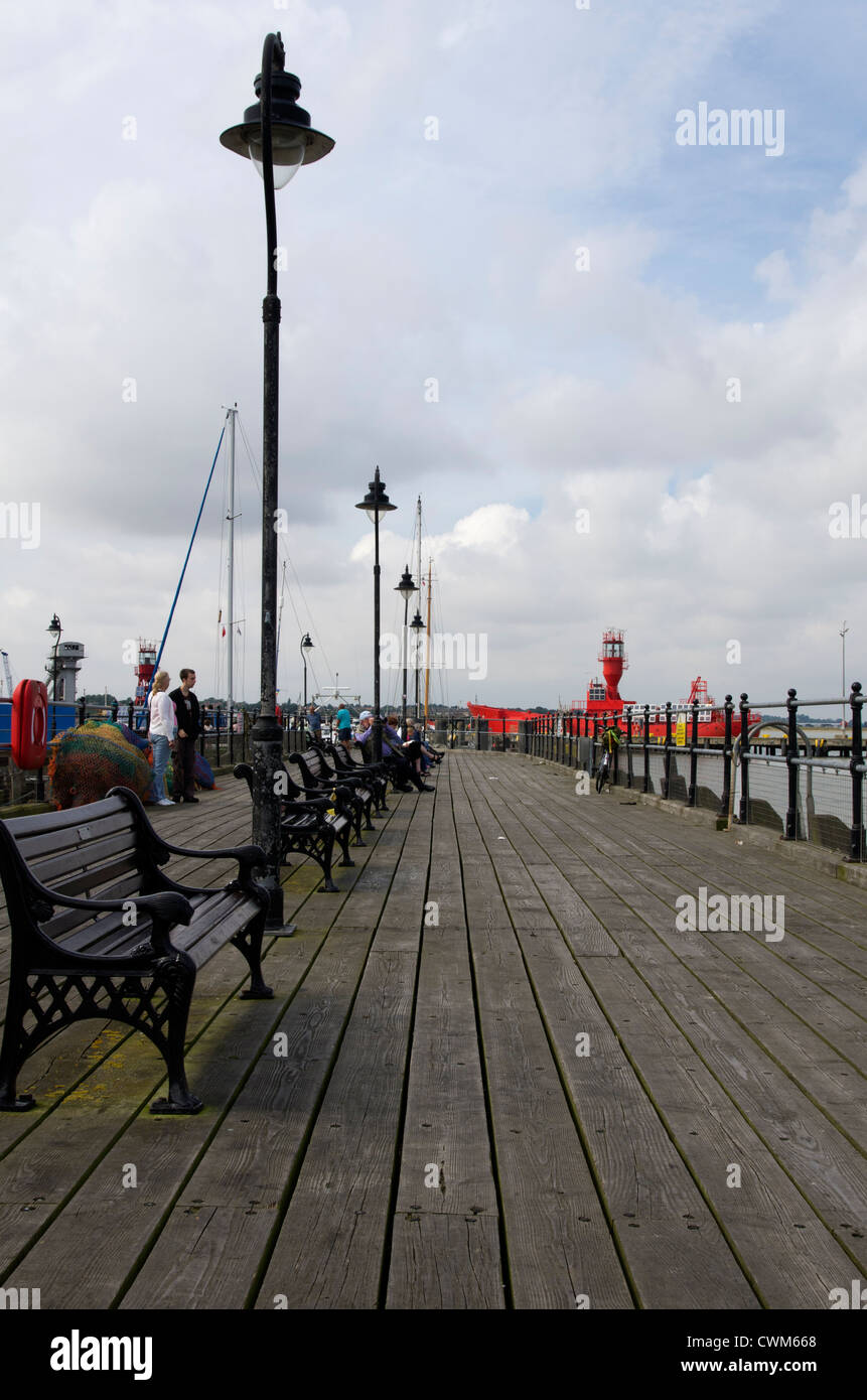 The pier at Harwich, Essex Stock Photo Alamy
