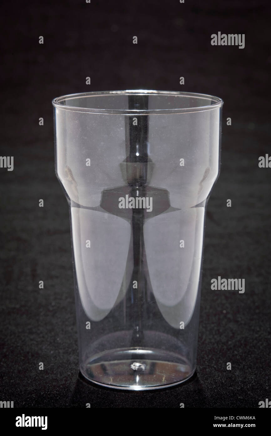 Plastic beer glass Stock Photo Alamy