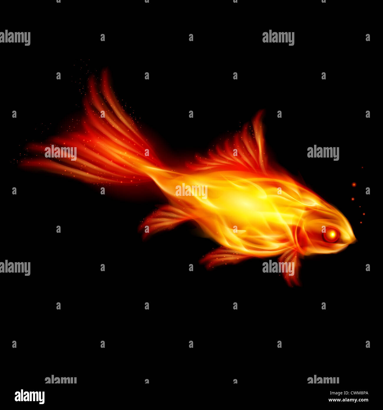 One eye fish illustration hi-res stock photography and images - Alamy