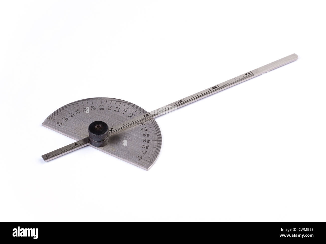 bevel protractor tool Stock Photo Alamy