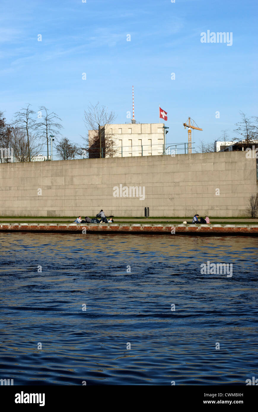 Die Schweizer Botschaft in Berlin Stock Photo