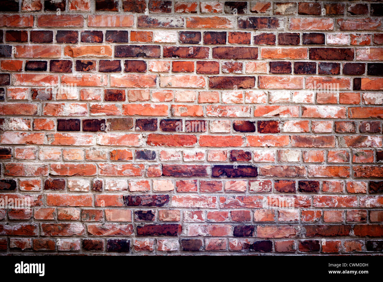 Old grunge red brick wall background Stock Photo - Alamy