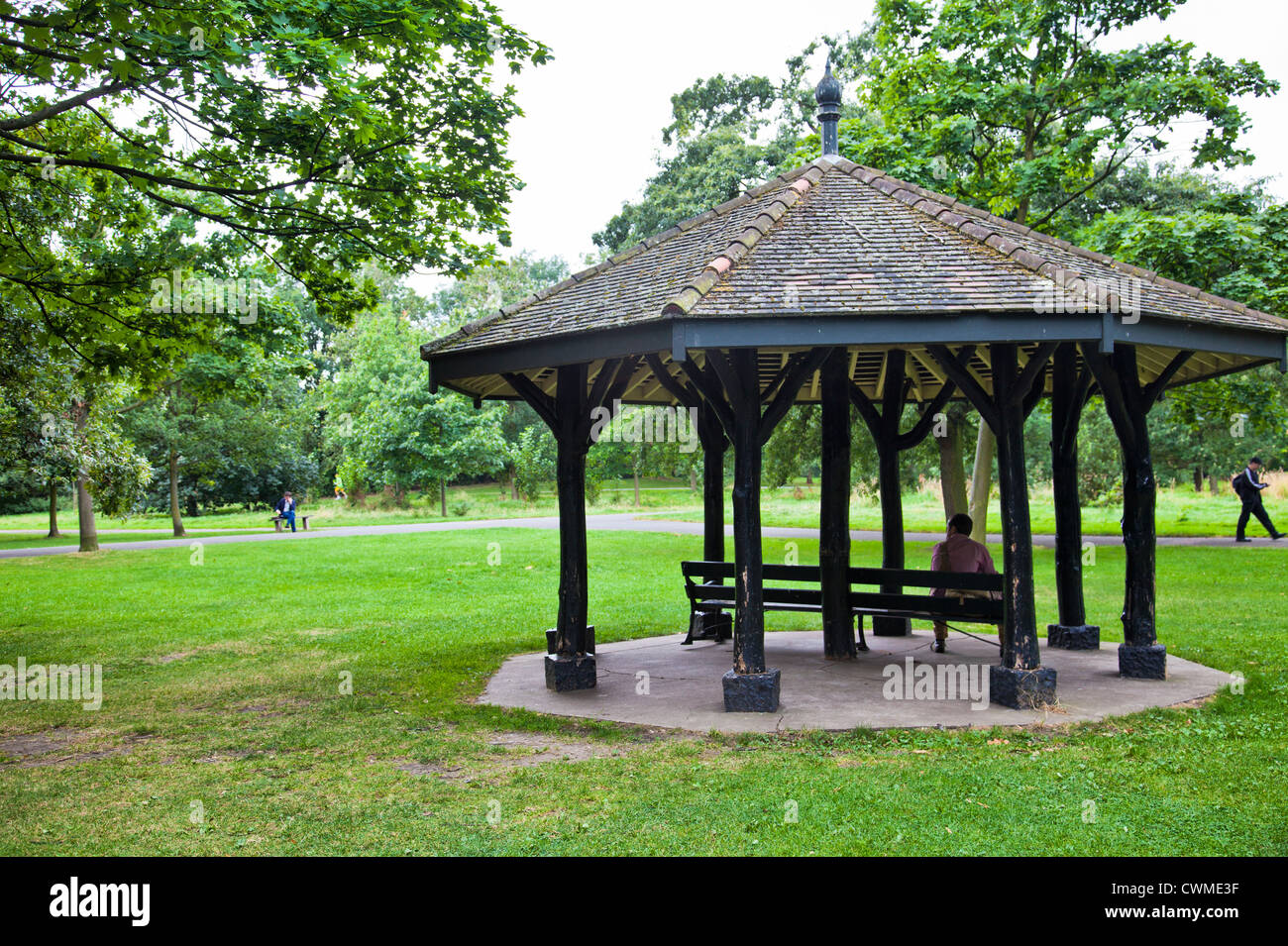 Gazebo in Regents Park London UK Stock Photo Alamy