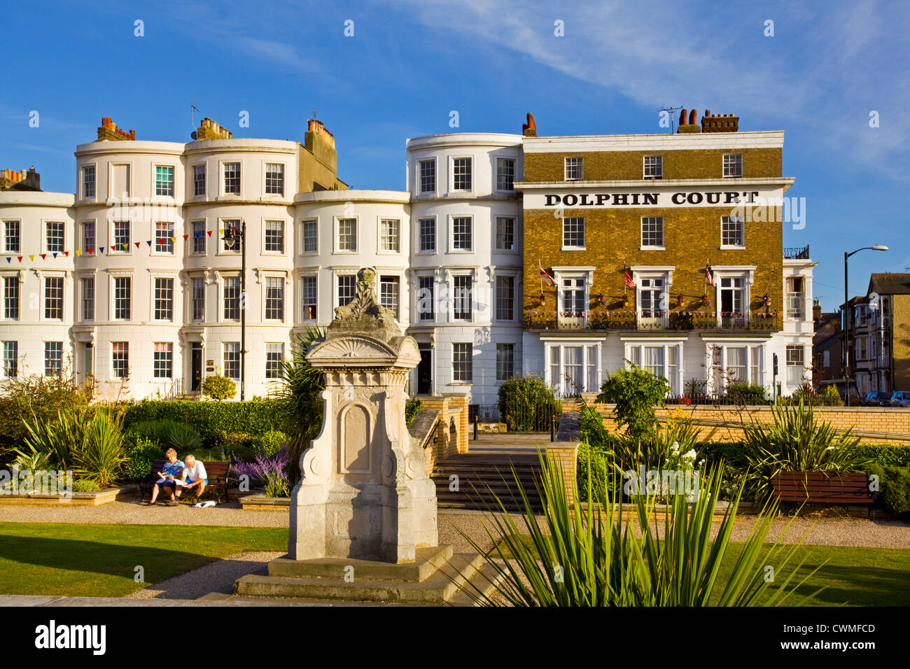 Dolphin Court holiday appartments Herne Bay Kent UK Stock Photo